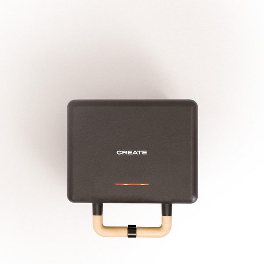 CREATE Stone 3 en 1 Studio- Sandwich et gaufrier avec assiettes changeables  