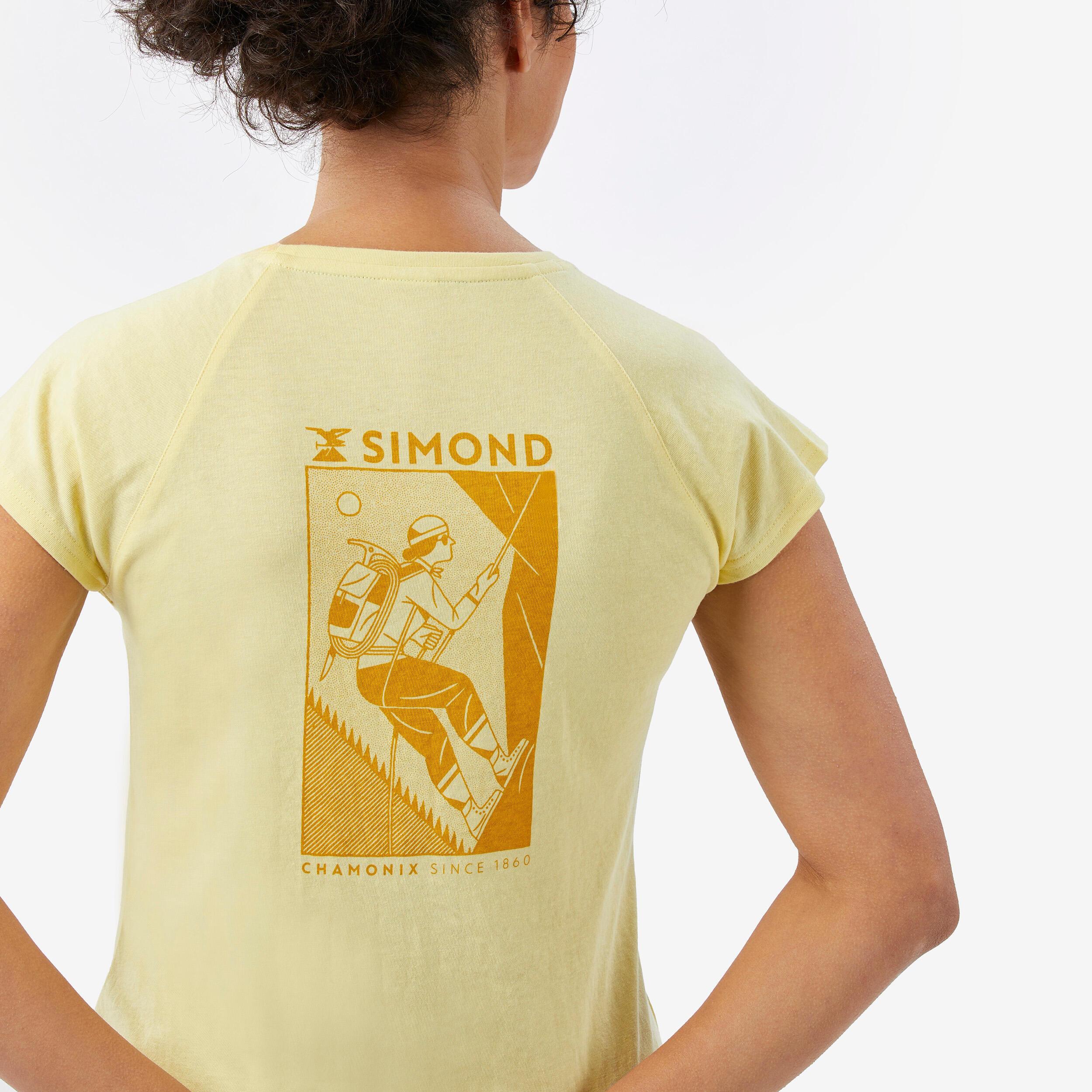 SIMOND  T-shirt maniche corte donna arrampicata cotone 