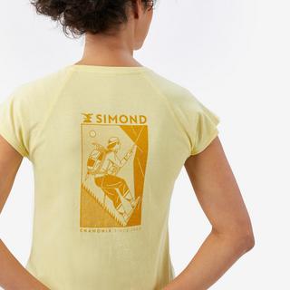 SIMOND  T-shirt maniche corte donna arrampicata cotone 