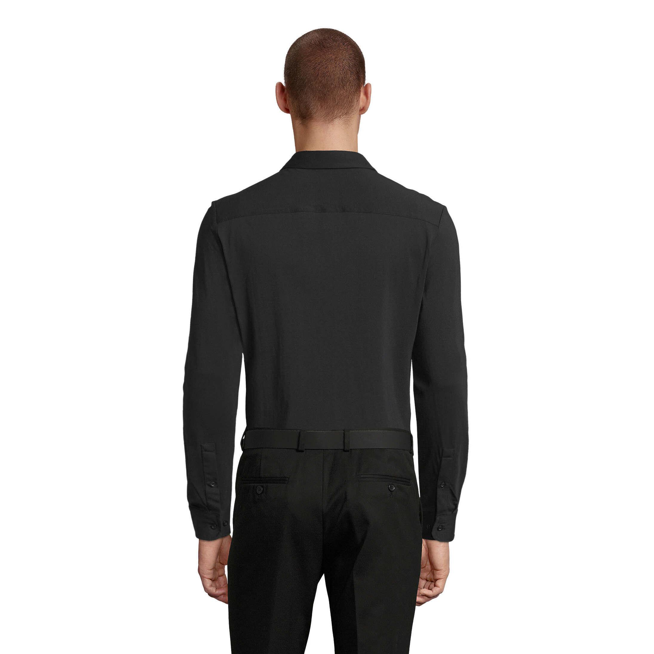 SOLS Balthazar Camicia Maniche Lunghe Jersey Mercerizzato  