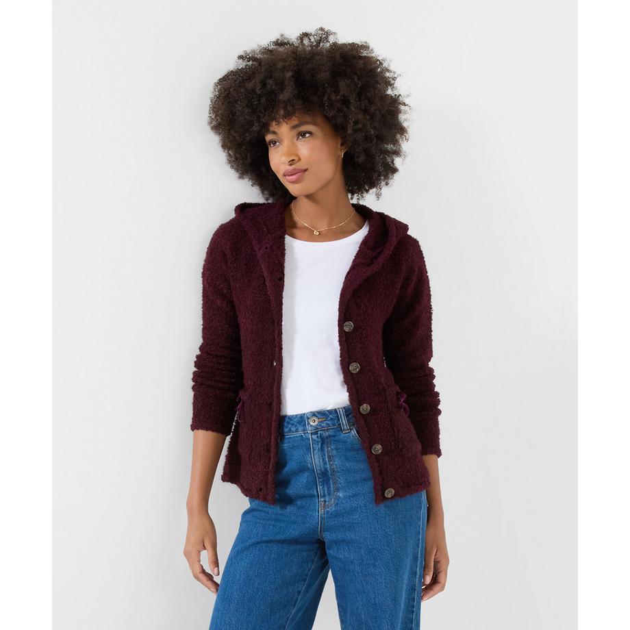Cardigan Boutonné à Capuche Favorite de Joe Pour Toujours
