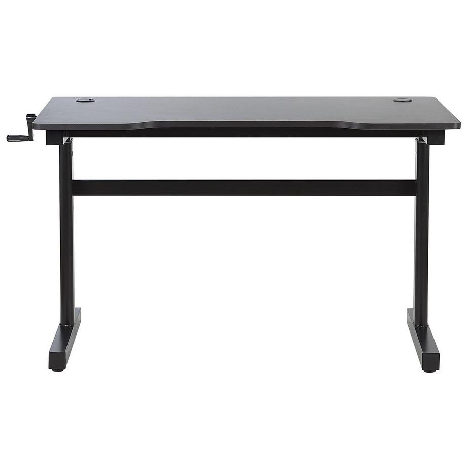 Beliani Gaming-Tisch manuell höhenverstellbar aus MDF-Platte Modern DURBIN  