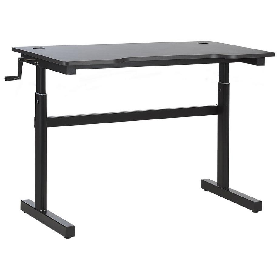 Beliani Gaming-Tisch manuell höhenverstellbar aus MDF-Platte Modern DURBIN  