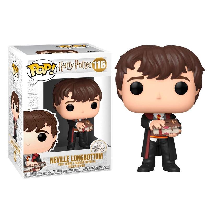 Funko  Figura POP Harry Potter Neville con Libro dei Mostri 