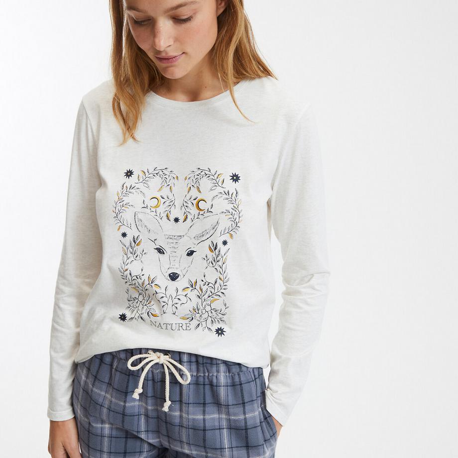 SO'HOME Pyjama haut imprimé  