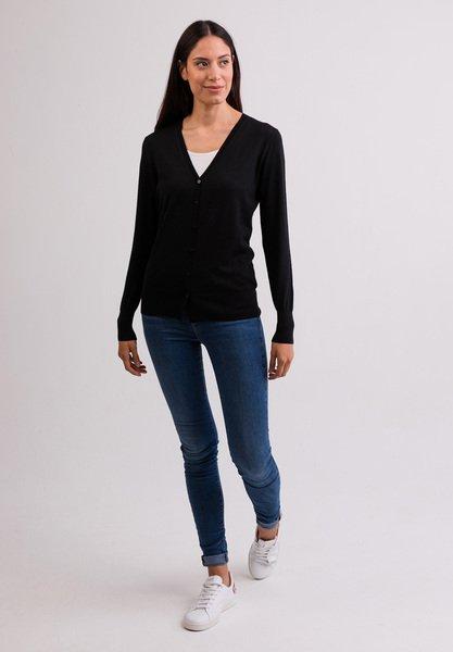 CASH-MERE.CH Kaschmir V-Ausschnitt Cardigan  