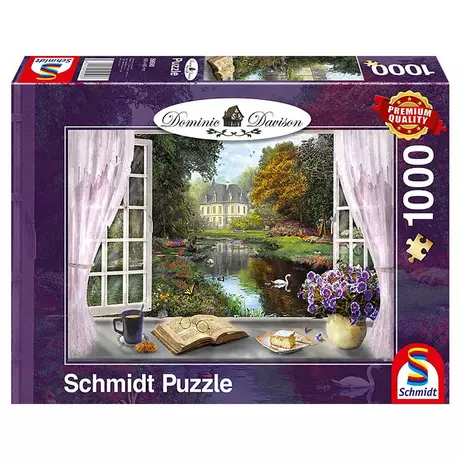 Schmidt  Puzzle Blick in den Schlossgarten (1000Teile) 