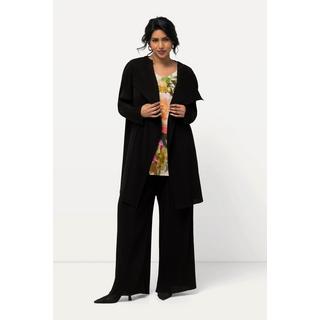 Ulla Popken Veste plissée coupe ouverte manches longues  