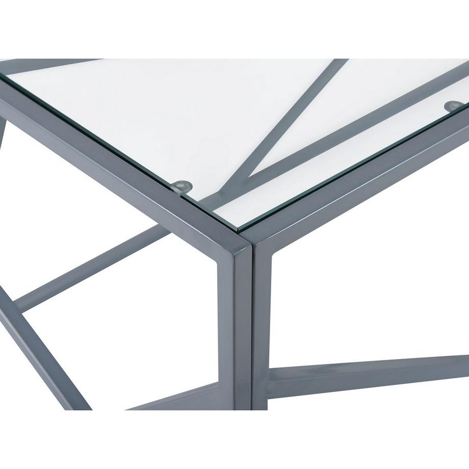 Beliani Tavolino da caffè en Vetro Glamour ORLAND  