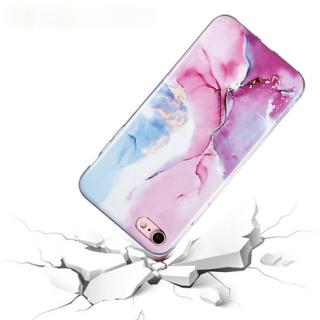 Cover-Discount  iPhone SE / 8 / 7 - Silikon Gummi Marble 