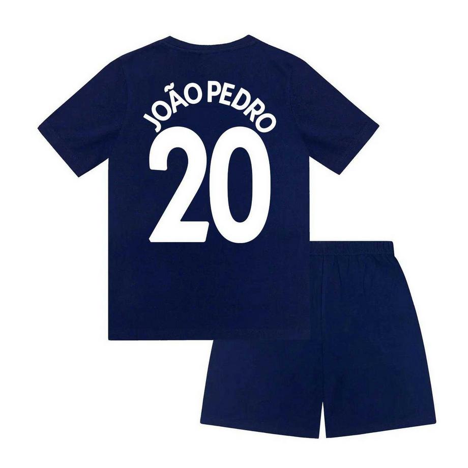 Chelsea FC  Joao Pedro 20 Schlafanzug Mit Shorts, Sublimierung 