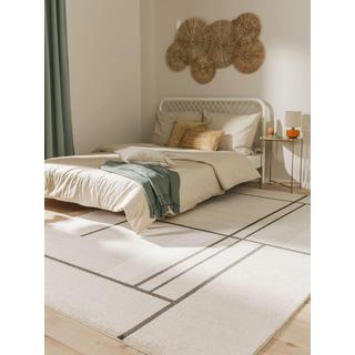 Benuta Tapis Ida Crème/Anthracite  