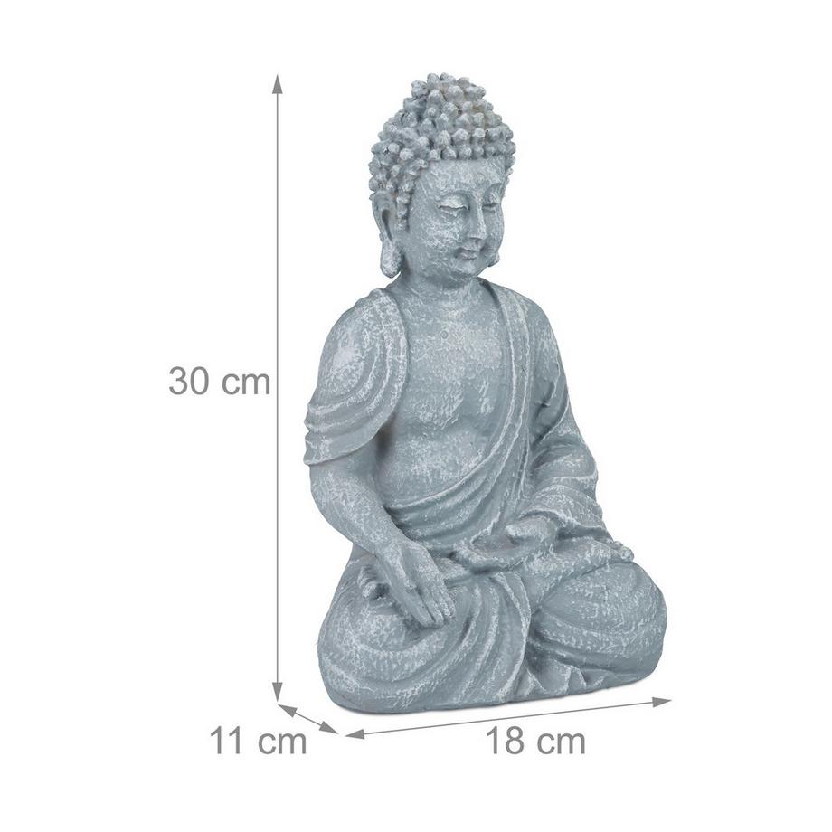 B2X  Sitzende Buddha Figur 30 cm 