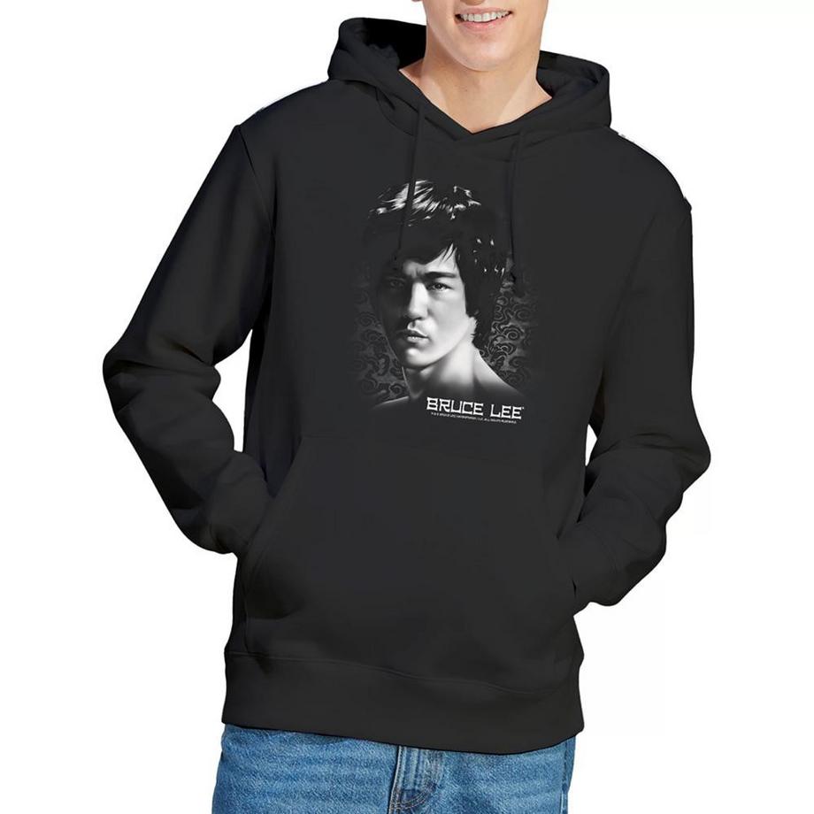 Bruce Lee In Your Face Felpa Con Cappuccio  