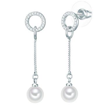 Femme Boucles d'oreille en perle