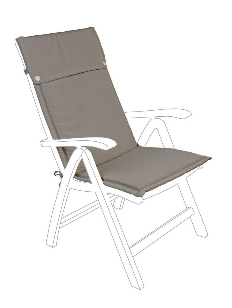 mutoni Kissen für Sessel choco 120x50  