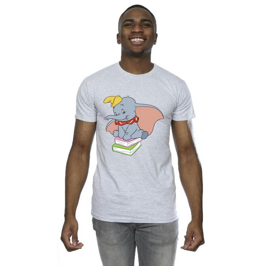 Disney Dumbo Sitting On Books T-Shirt  