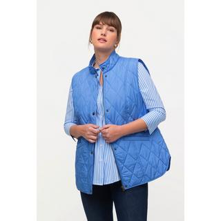 Ulla Popken  Gilet matelassé, coupe slim, col montant 