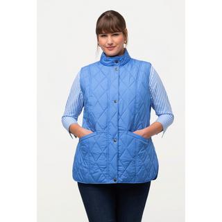 Ulla Popken  Gilet matelassé, coupe slim, col montant 