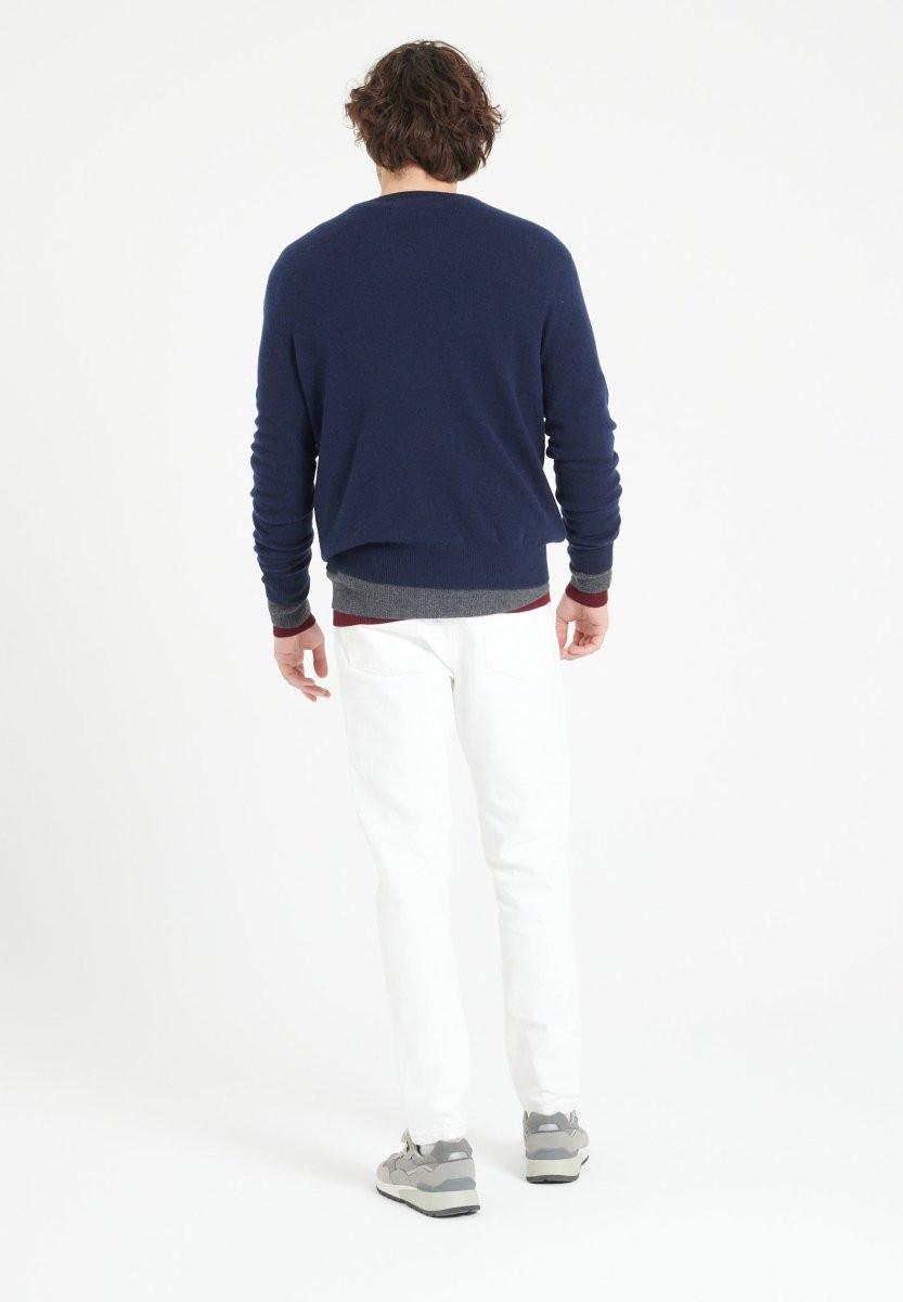 Studio Cashmere8  LUKE 1 Maglione con scollo a V - 100% cashmere 