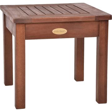 Tavolino da giardino Sonora eucalipto marrone scuro 40x40