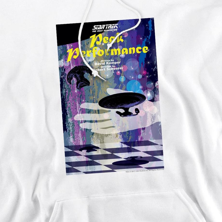 Star Trek The Next Generation Season 2 Episode 21 Felpa con cappuccio  