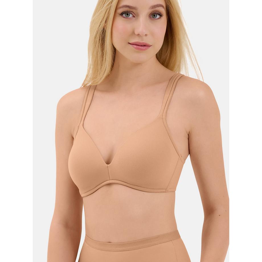 Reggiseno preformato a taglio profondo senza ferretto Maya