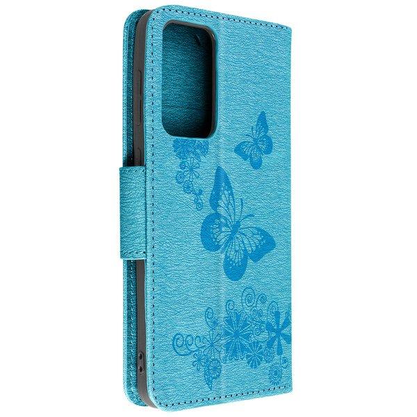 Avizar  Blumen Klapphülle Samsung A33 Blau 