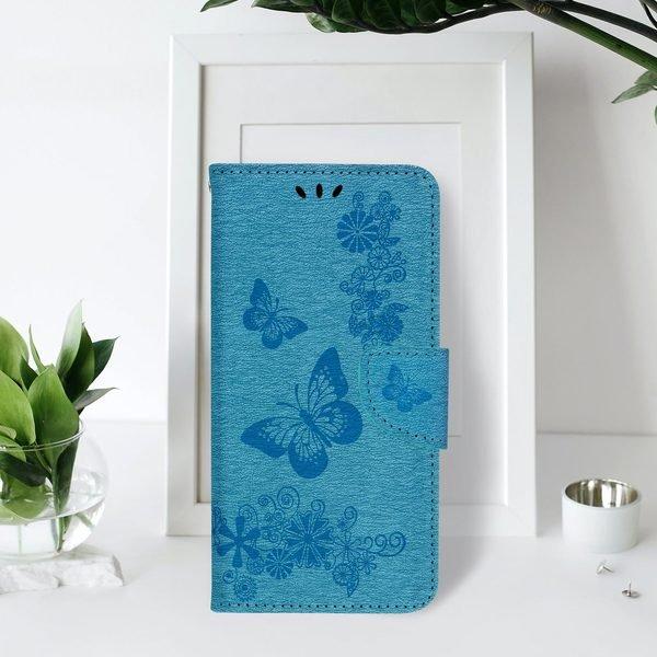 Avizar  Blumen Klapphülle Samsung A33 Blau 