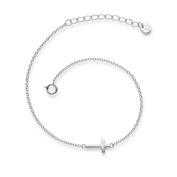 Glanzstücke München  Femme Bracelet en argent Croix 