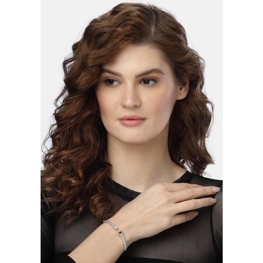 AVANT-GARDE PARIS  Bracelet argenté éblouissant 