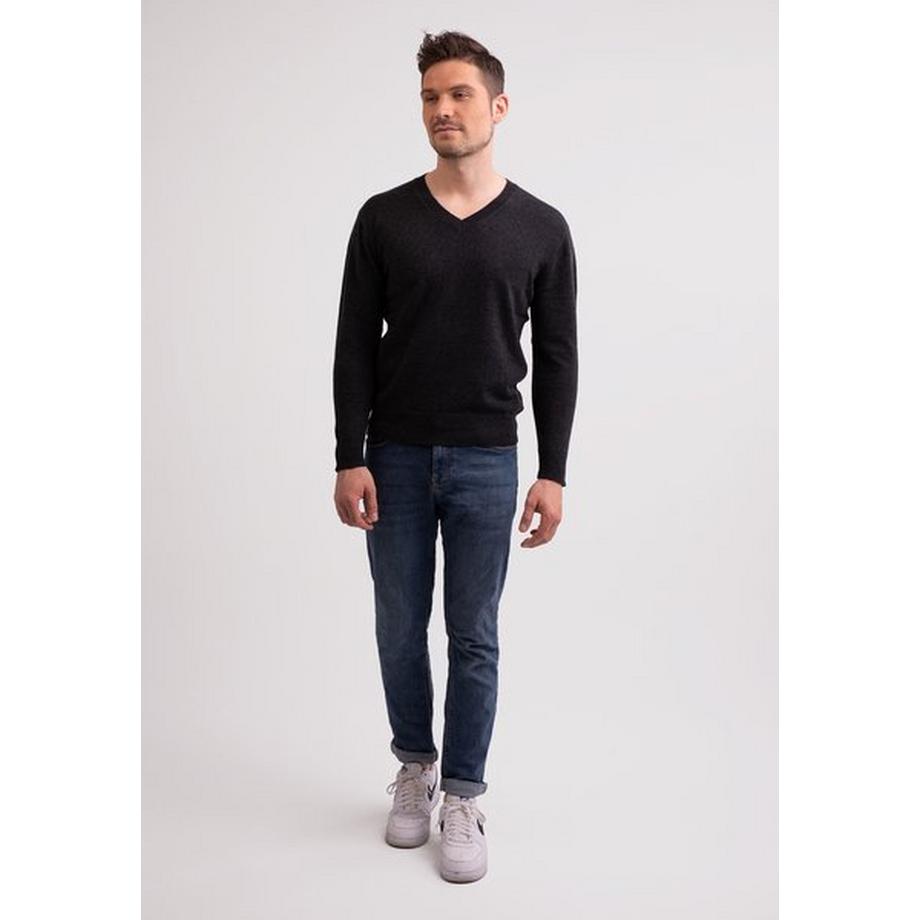 CASH-MERE.CH Kaschmir V-Ausschnitt Pullover  