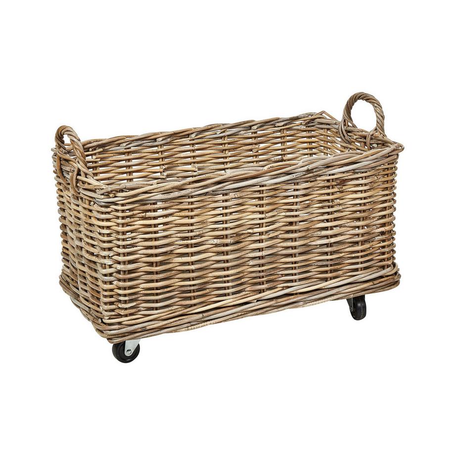 Beliani Korb aus Rattan Boho KITIM  