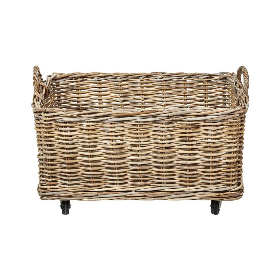 Beliani Korb aus Rattan Boho KITIM  