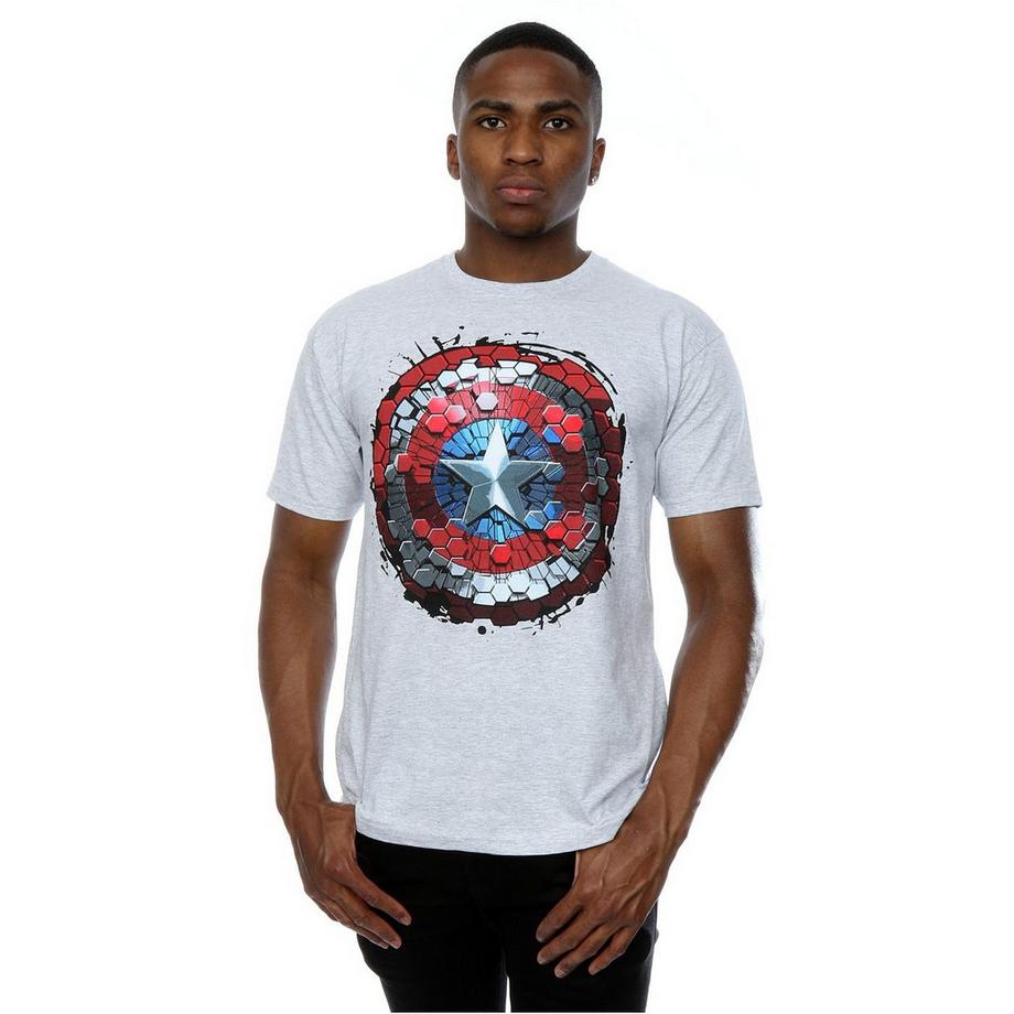 MARVEL Civil War Captain America Schild T-Shirt  