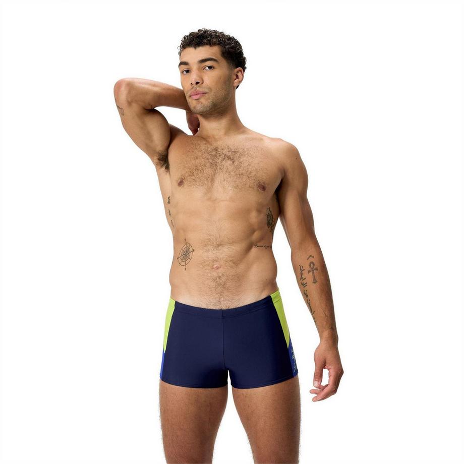 Short De Bain Cintré Motiftyle Abstrait Dive Aquashort