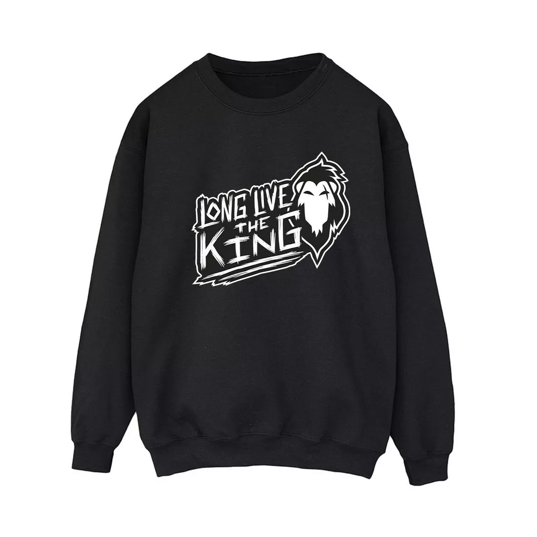 Disney - The Lion King The King Sweatshirt, per donna, Nero, Größe S