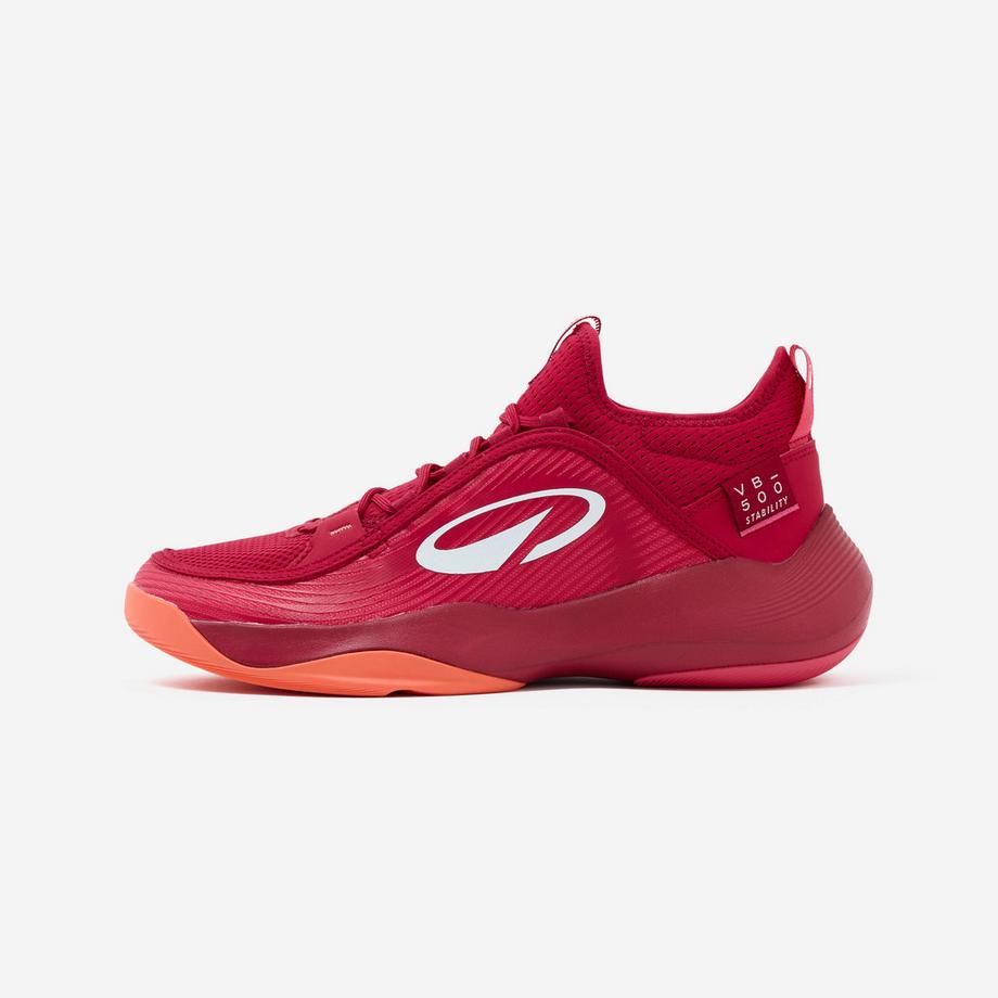 Chaussures de volley-ball Stability 500, rouges