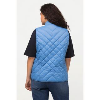 Ulla Popken  Gilet matelassé HYPRAR avec col montant, en tissu déperlant recyclé 