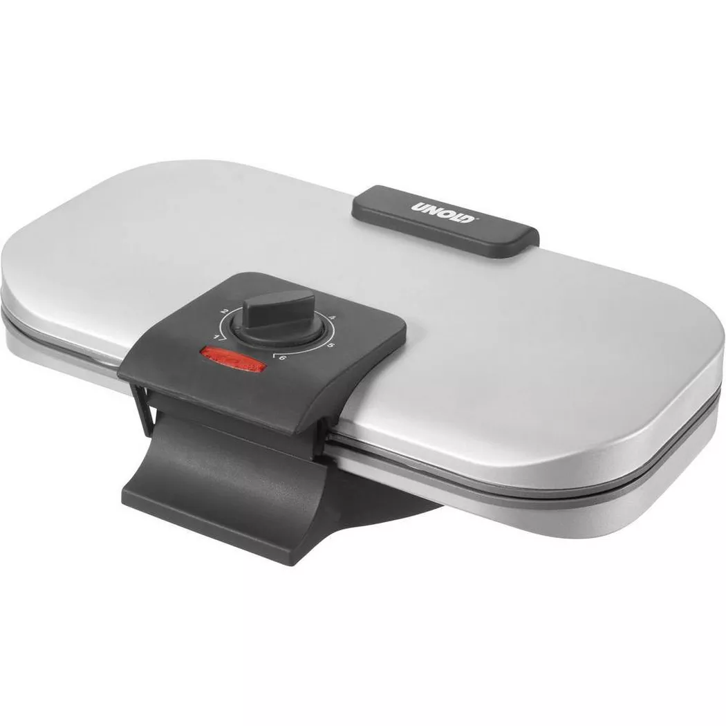 Unold 48241 moule à gauffres 2 gauffre(s) 1300 W Noir, Argent