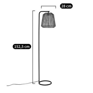 La Redoute Intérieurs Lampadaire métal fer et chanvre  