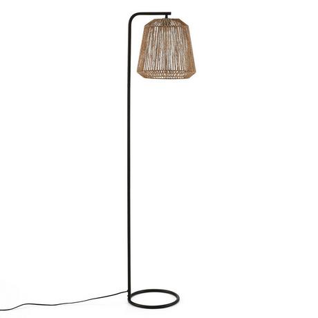 La Redoute Intérieurs Lampadaire métal fer et chanvre  