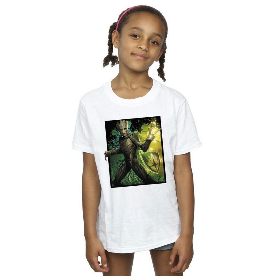 MARVEL  Guardians Of The Galaxy Forest Energy TShirt 
