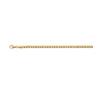 MUAU Schmuck  Bracelet 8er-Kette Gelbgold 750, 3.8mm, 19cm 