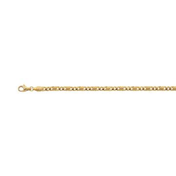 Bracelet 8er-Kette Gelbgold 750, 3.8mm, 19cm