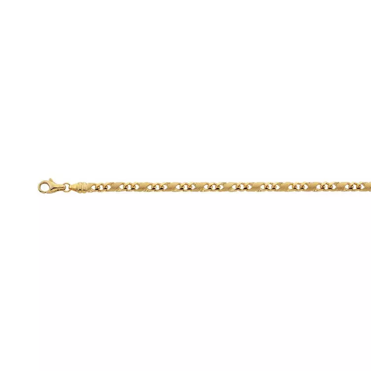 MUAU Schmuck Bracelet 8er-Kette Gelbgold 750 3.8mm 19cmonline kaufen MANOR