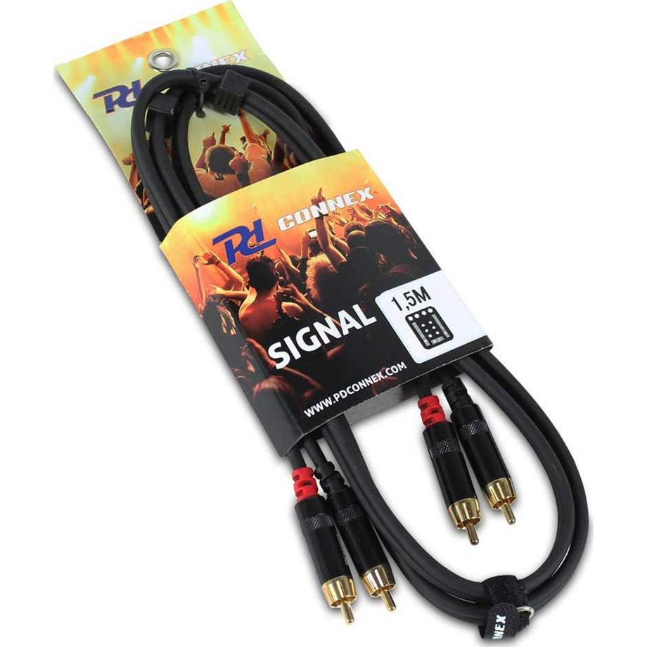 PD-Connex  PD-Connex 177089 cavo audio 1,5 m 2 x RCA Nero 