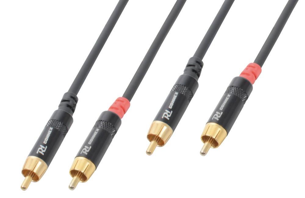 PD-Connex  PD-Connex 177089 cavo audio 1,5 m 2 x RCA Nero 