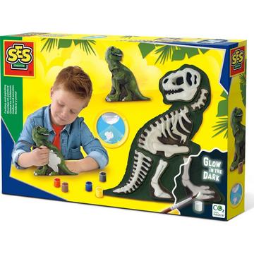 SES Creative Colata e pittura - T-Rex con scheletro