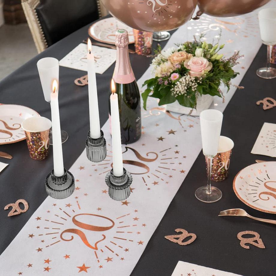 Alopini  Kerzenhalter Kegelkerzen für Abendessen, Hochzeit, Urlaub, Geburtstag, Heimdekoration, Weihnachten 